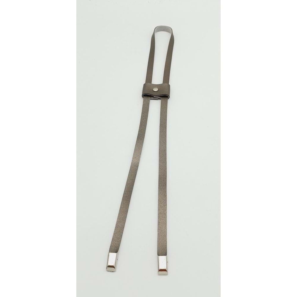 Çanta Aksesuar Parlak Gri Tek Kat Suni Deri Büzgü Gümüş Metalli