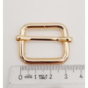Çanta Aksesuar 2.5x2 Cm Light Gold Renk Ayarlama Aparatı Sürgüt