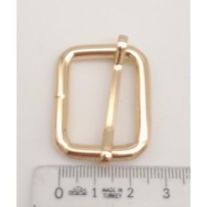 Çanta Aksesuar 2.5x2 Cm Light Gold Renk Ayarlama Aparatı Sürgüt