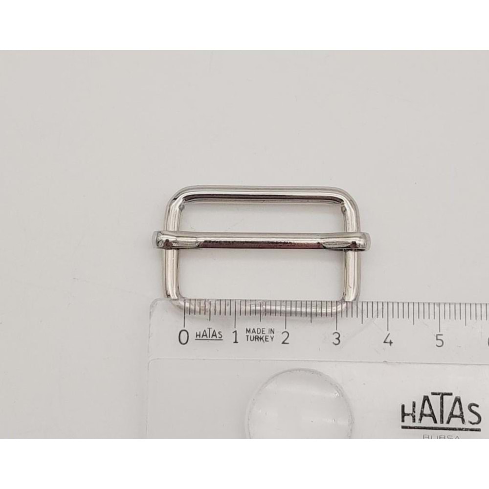 Çanta Aksesuar 3x2 Cm Gümüş Renk Ayarlama Aparatı Sürgüt