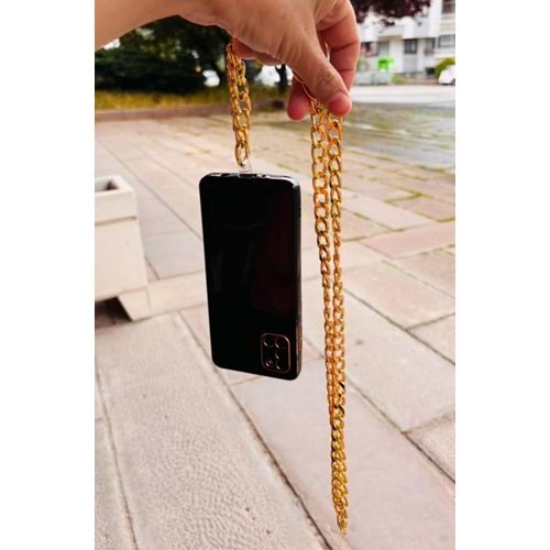 Çanta Aksesuar Light Gold Renk Telefon Boyun Askısı, Telefon Zinciri, Telefon Askısı, Tüm Telefon Kılıfları İçin Uygundur
