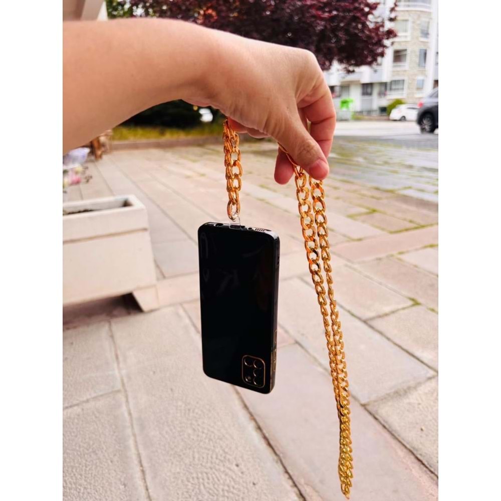 Çanta Aksesuar Light Gold Renk Telefon Boyun Askısı, Telefon Zinciri, Telefon Askısı, Tüm Telefon Kılıfları İçin Uygundur