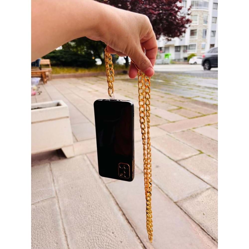 Çanta Aksesuar Light Gold Renk Telefon Boyun Askısı, Telefon Zinciri, Telefon Askısı, Tüm Telefon Kılıfları İçin Uygundur