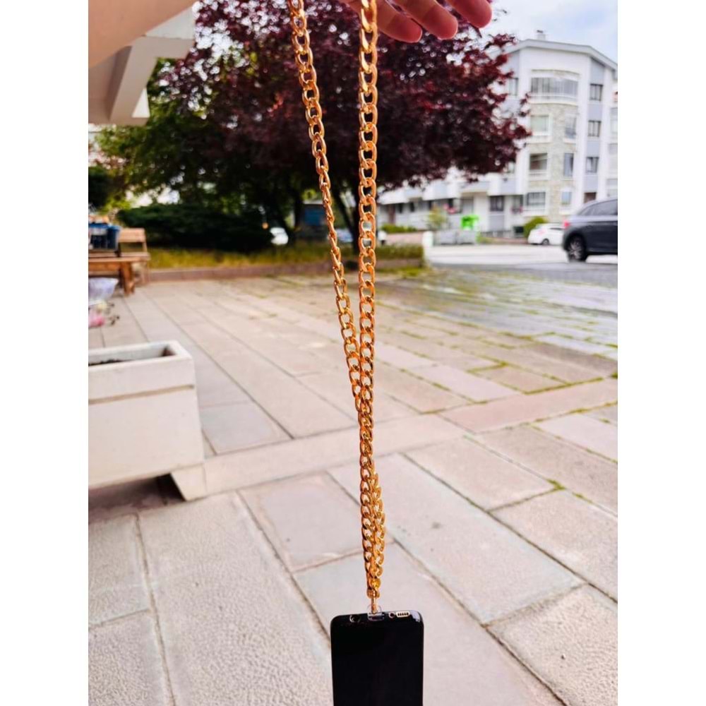Çanta Aksesuar Light Gold Renk Telefon Boyun Askısı, Telefon Zinciri, Telefon Askısı, Tüm Telefon Kılıfları İçin Uygundur