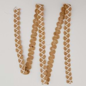 Çanta Aksesuar 1.7 cm Jüt Şerit Süs 1 metre No:18