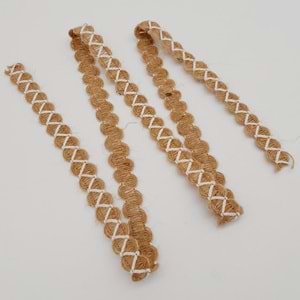 Çanta Aksesuar 1.7 cm Jüt Şerit Süs 1 metre No:18