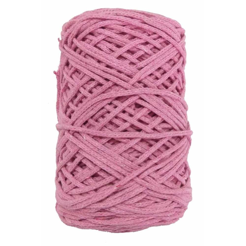Çanta Aksesuar Tok Pamuk Makrome Pembe No:7