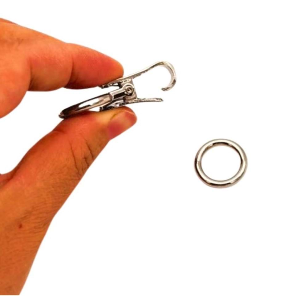 Çanta Aksesuar Gümüş Renk Kilitli Böce 1 Adet