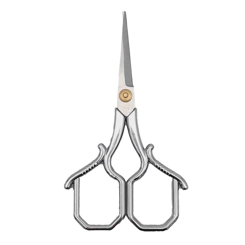 Çanta Aksesuar Vintage Makas 10 Cm Gümüş