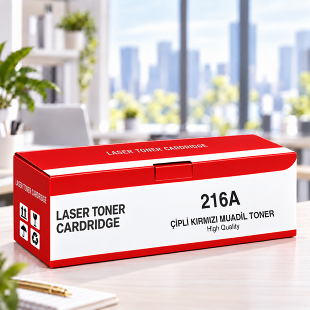 216A Çipli Kırmızı Muadil Toner 800 Baskı