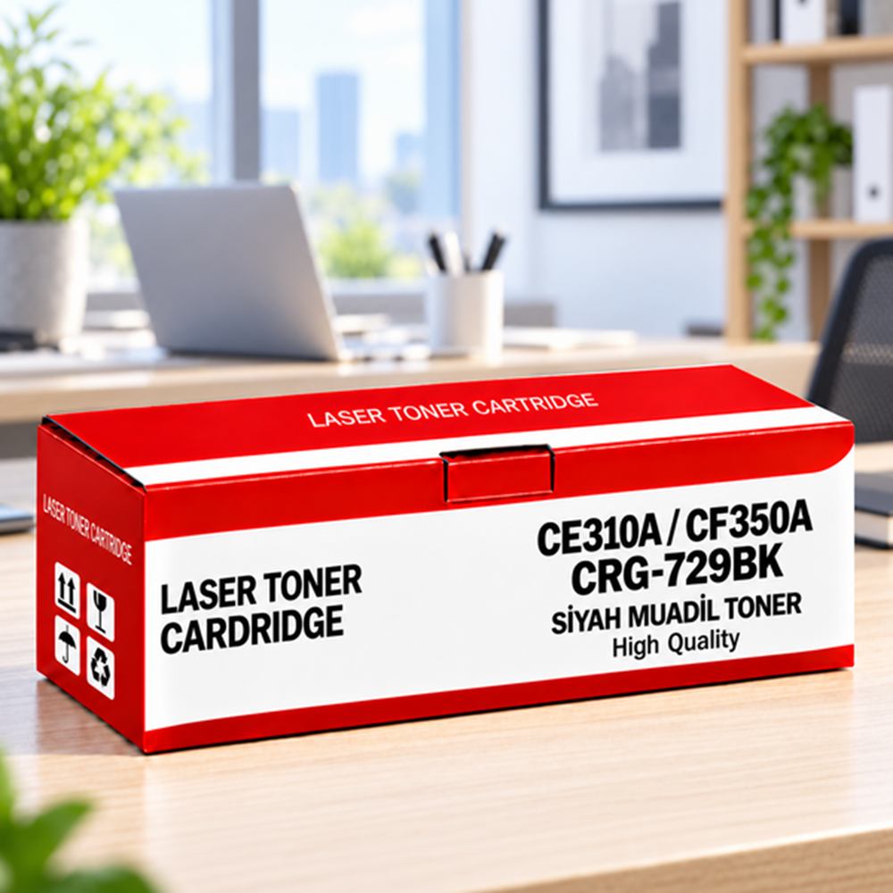 Ce310A / Cf350A / Crg-729Bk Siyah Muadil Toner 1.300 Baskı