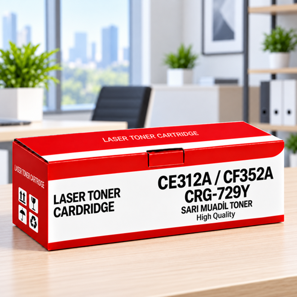 Ce312A / Cf352A / Crg-729Y Sarı Muadil Toner 1.000 Baskı