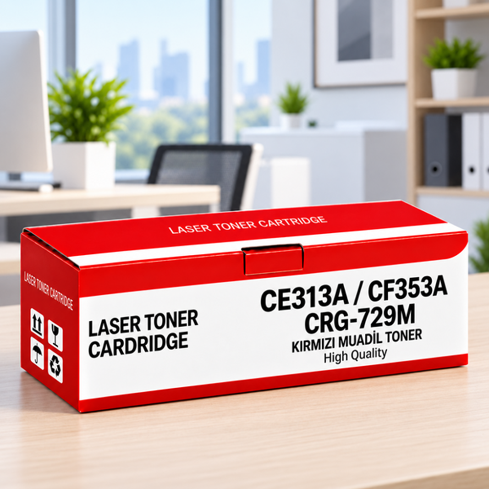 Ce313A / Cf353A / Crg-729M Kırmızı Muadil Toner 1.000 Baskı