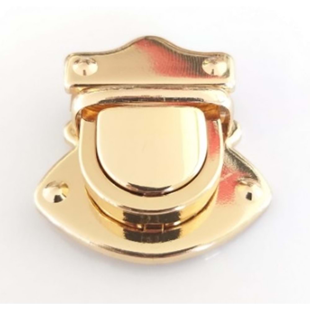 Çanta Aksesuar Light Gold Renk Kilit No:15