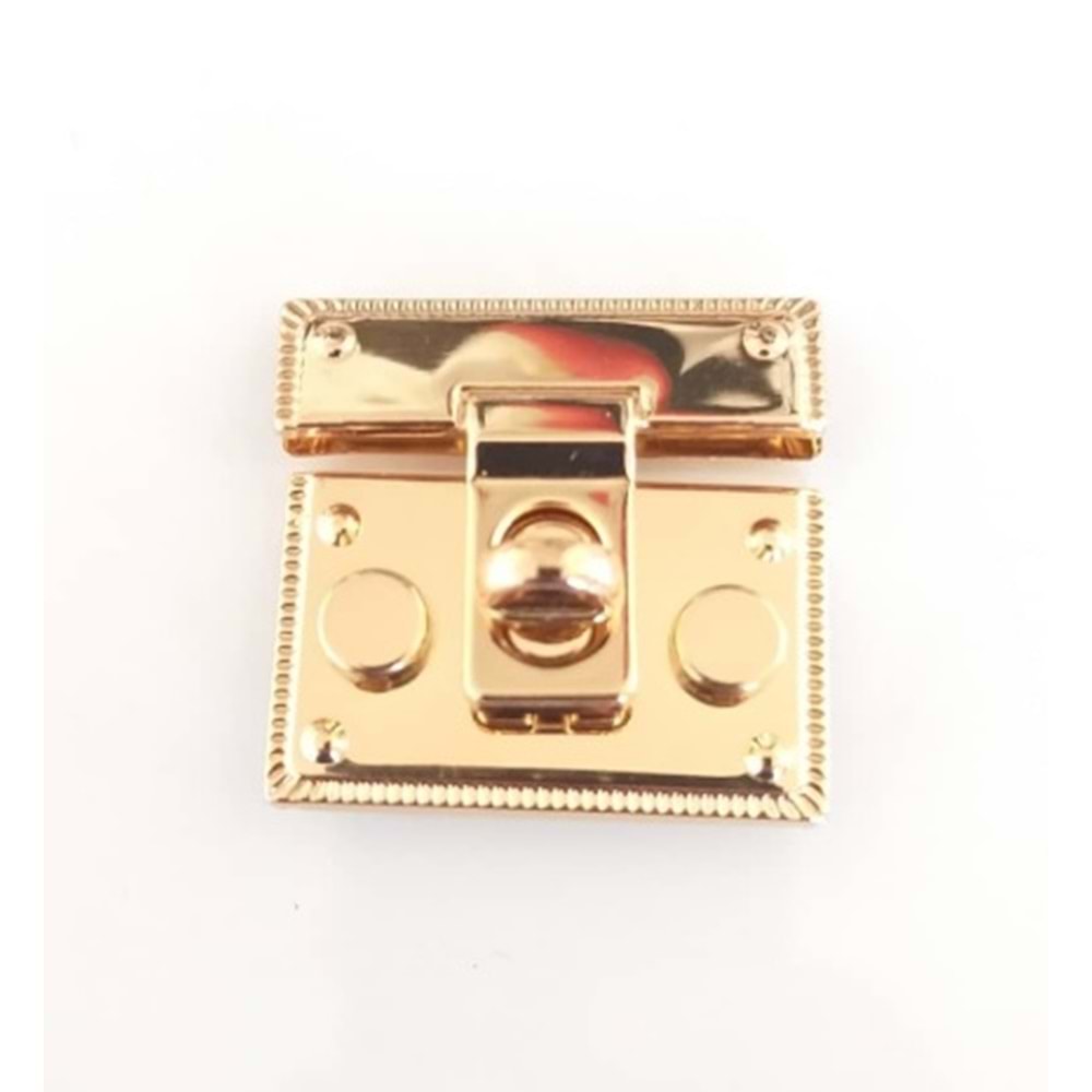 Çanta Aksesuar Light Gold Renk Kilit No:17