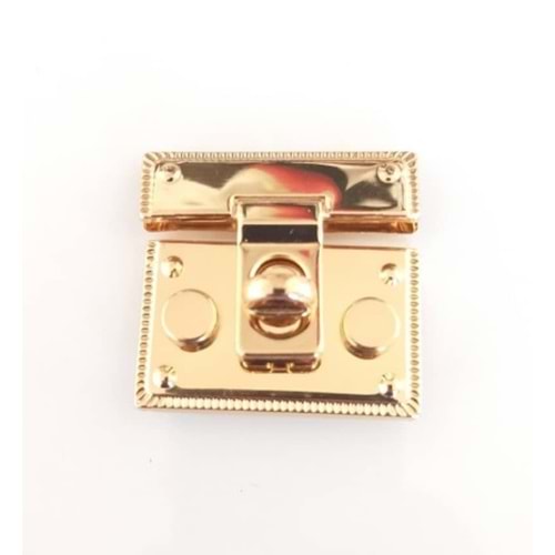 Çanta Aksesuar Light Gold Renk Kilit No:17