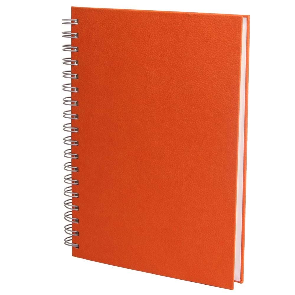 ELMADAĞ TURUNCU TARİHLİ SPİRALLİ AJANDA (17X24 CM)