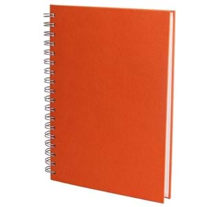 ELMADAĞ TURUNCU TARİHLİ SPİRALLİ AJANDA (17X24 CM)