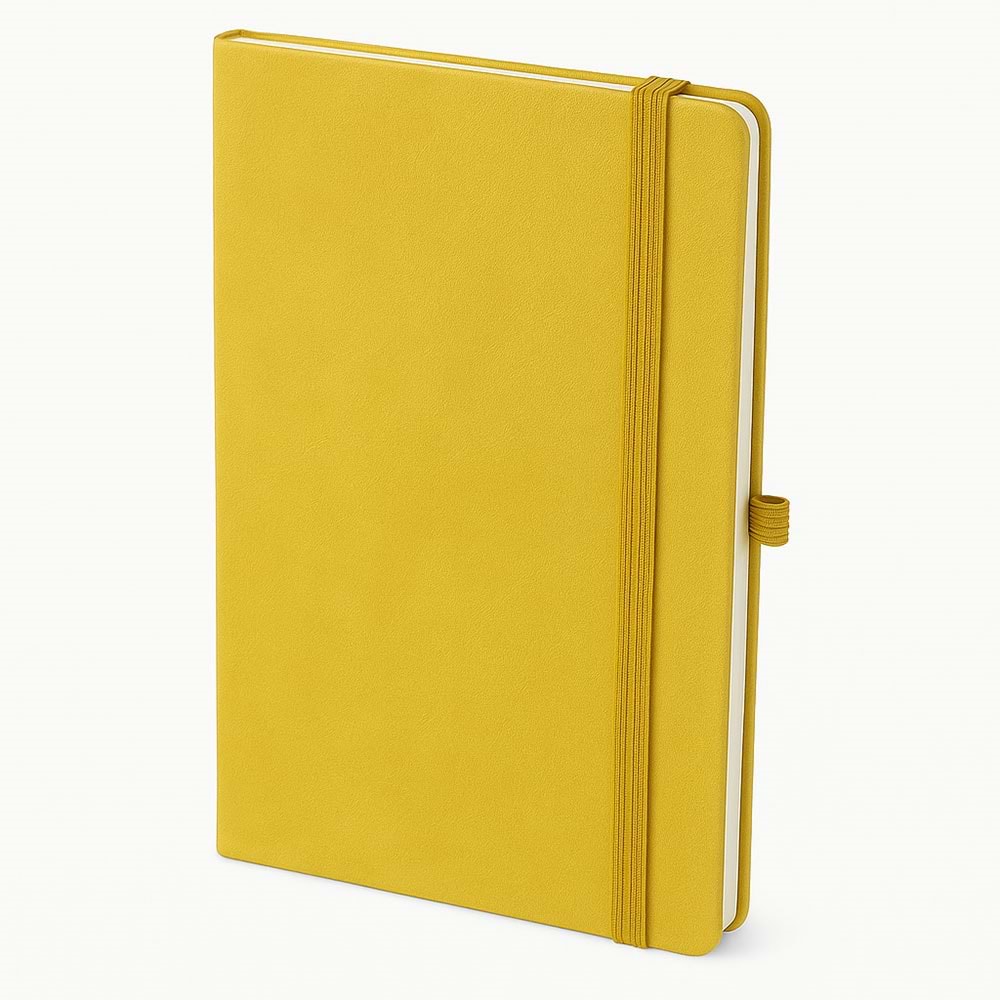 DIŞKAPI SARI TARİHSİZ DEFTER (13X21 CM)