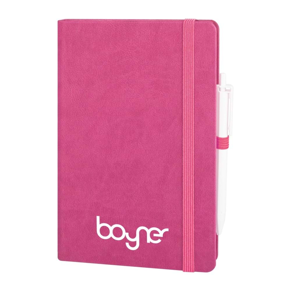 DIŞKAPI PEMBE TARİHSİZ DEFTER (13X21 CM)