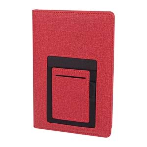 MEŞRUTİYET KIRMIZI TARİHSİZ DEFTER (15X21 CM)