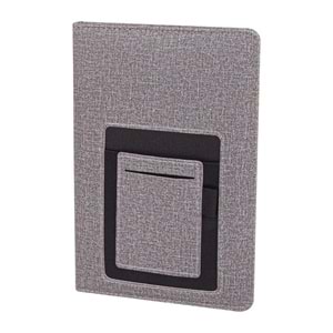 MEŞRUTİYET GRİ TARİHSİZ DEFTER (15X21 CM)