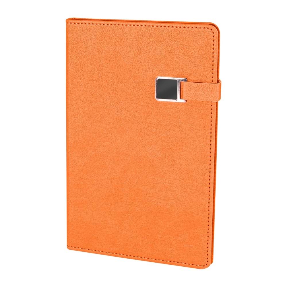 ESENBOĞA TURUNCU TARİHSİZ DEFTER (13X21 CM)