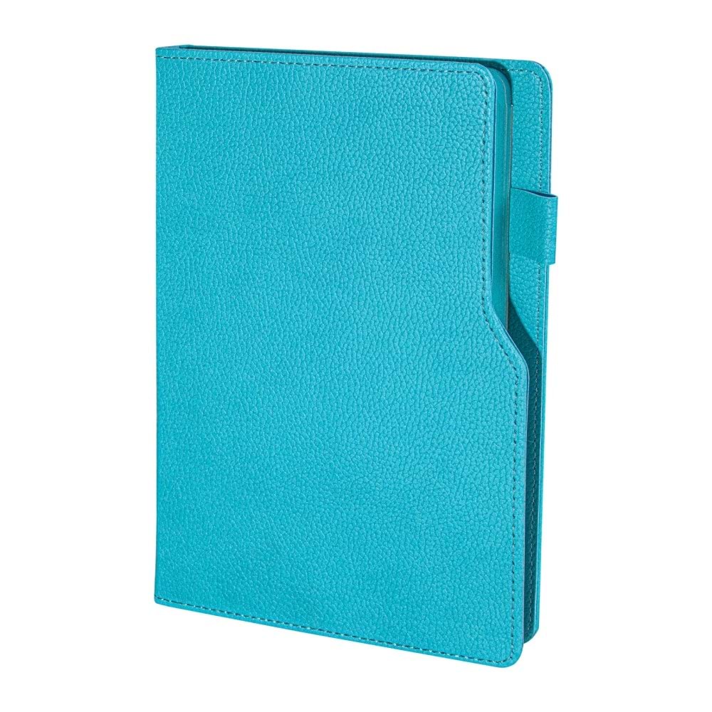 BAHÇELİEVLER TURKUAZ TARİHSİZ DEFTER (14,5X21 CM)