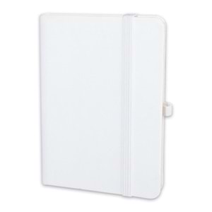 İNCEK BEYAZ TARİHSİZ DEFTER (9X14 CM)