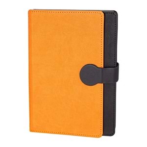 SARAY TURUNCU TARİHSİZ DEFTER (15X21 CM)