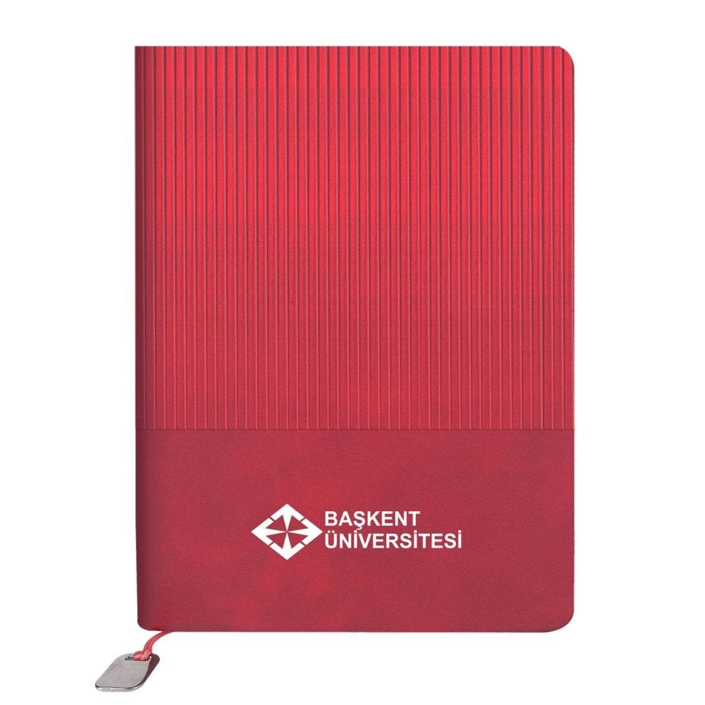 DİKMEN KIRMIZI TARİHSİZ DEFTER (15X21 CM)