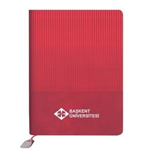 DİKMEN KIRMIZI TARİHSİZ DEFTER (15X21 CM)