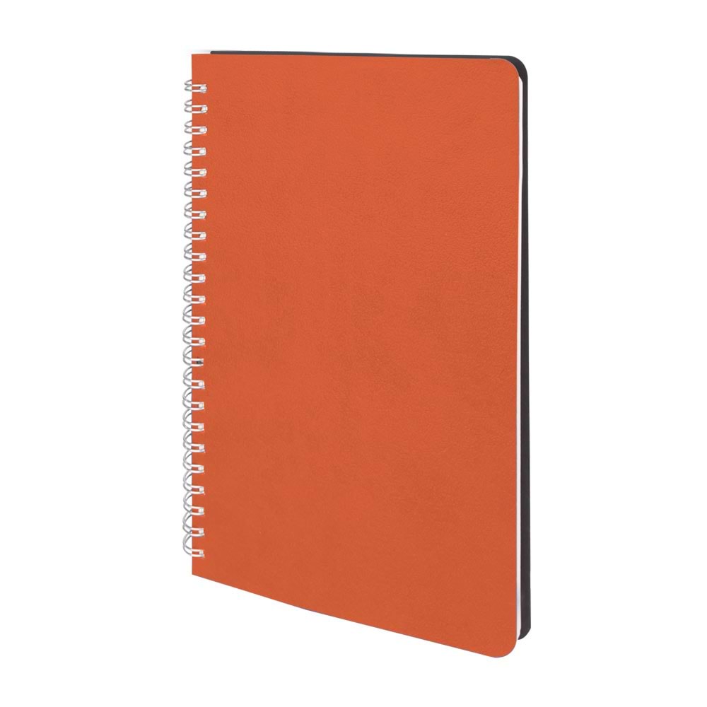 AKYURT TURUNCU SPİRALLİ TARİHSİZ DEFTER (13X21 CM)