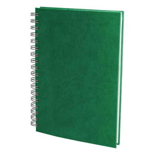 ALTINDAĞ YEŞİL KARELİ SPİRALLİ TARİHSİZ DEFTER (17X24 CM)