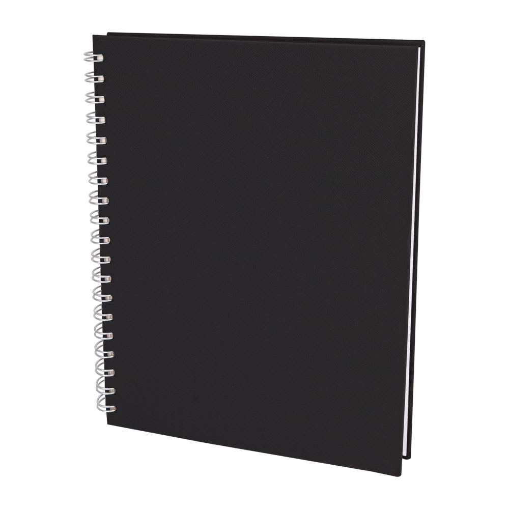 SEĞMENLER SİYAH KARELİ SPİRALLİ TARİHSİZ DEFTER (19X25 CM)