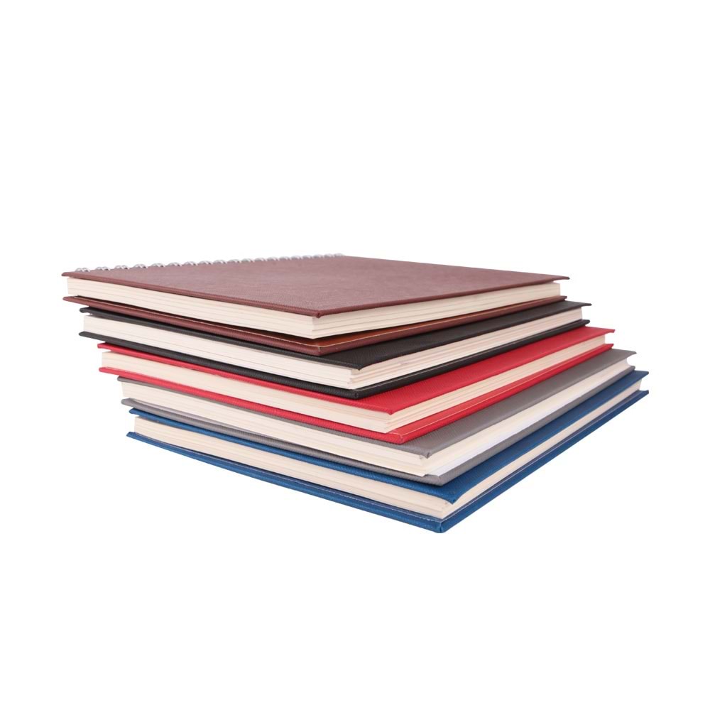 SEĞMENLER SİYAH KARELİ SPİRALLİ TARİHSİZ DEFTER (19X25 CM)