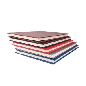 SEĞMENLER SİYAH KARELİ SPİRALLİ TARİHSİZ DEFTER (19X25 CM)