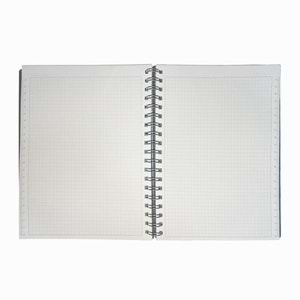 SEĞMENLER SİYAH KARELİ SPİRALLİ TARİHSİZ DEFTER (19X25 CM)