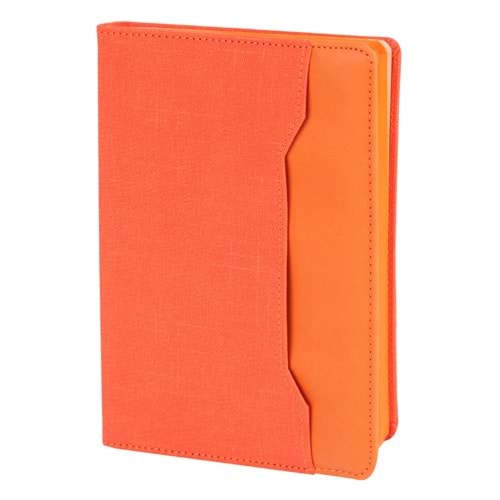 KORU TURUNCU TARİHSİZ DEFTER (15X21 CM)