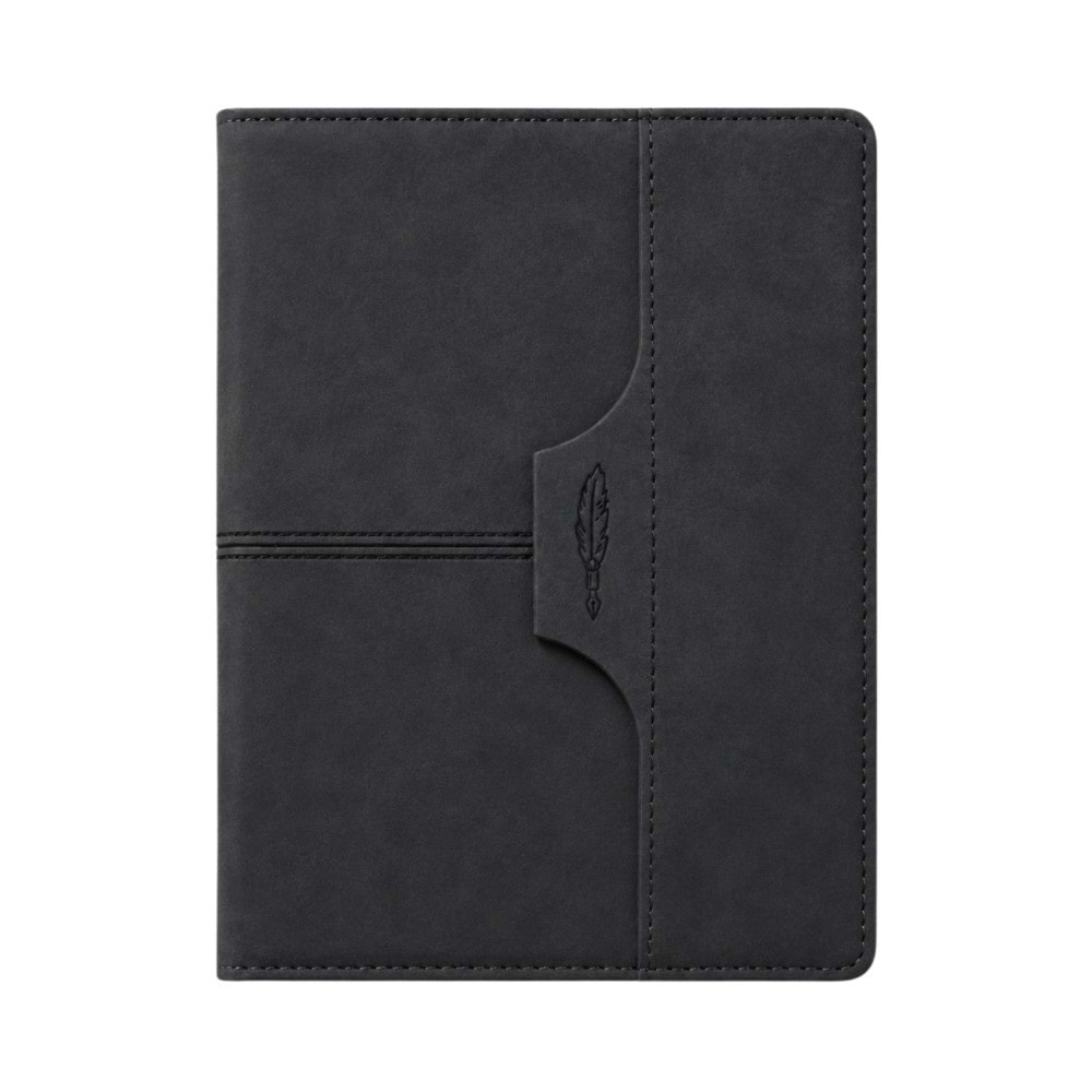 ATAKULE SİYAH TARİHSİZ DEFTER (15X21 CM)