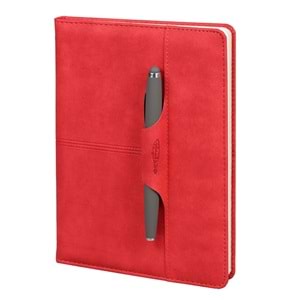 ATAKULE KIRMIZI TARİHSİZ DEFTER (15X21 CM)
