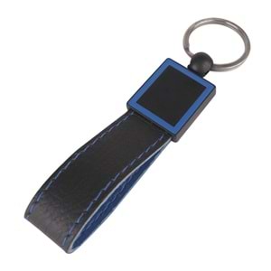 KAÇKAR LACİVERT DERİ ANAHTARLIK