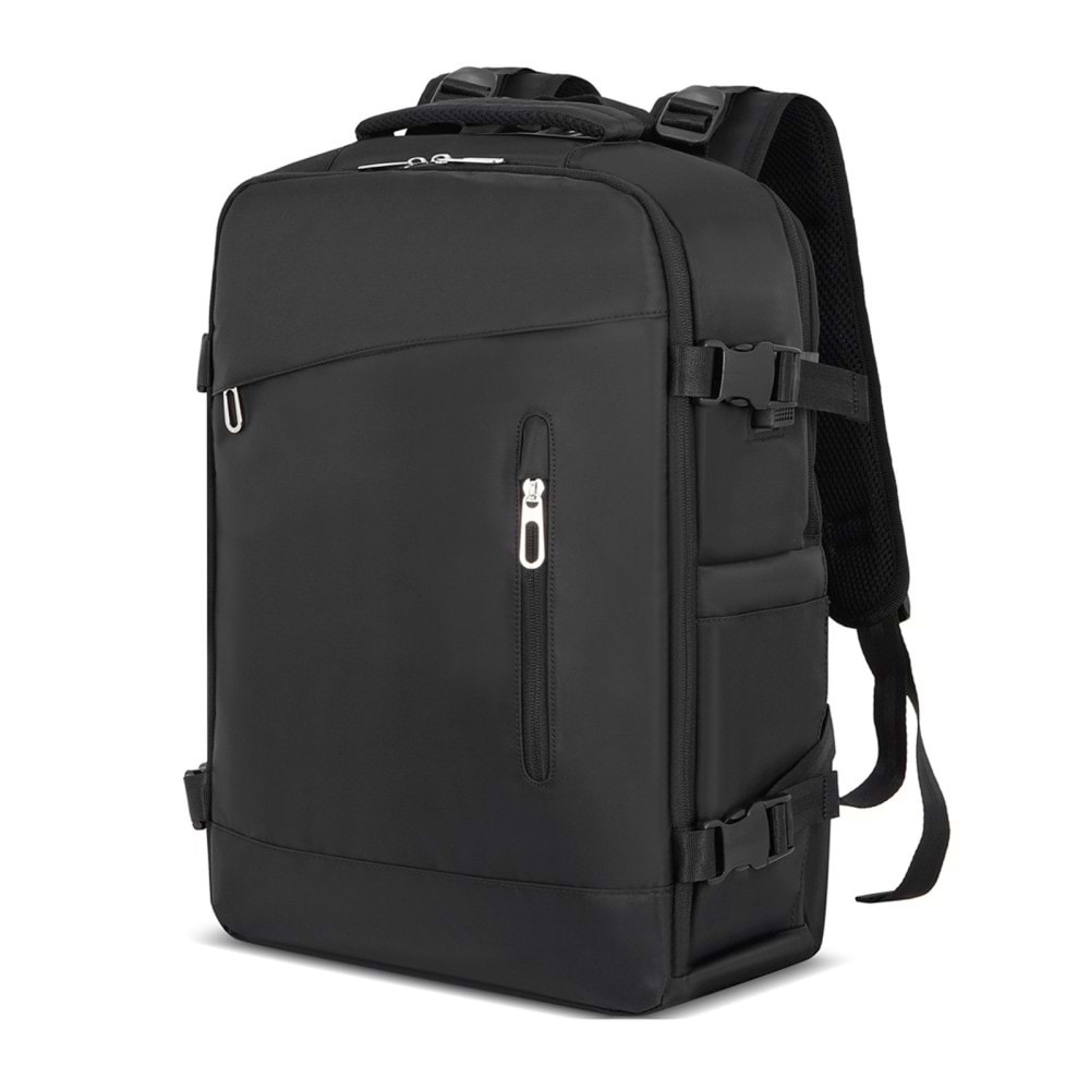 GEZGİN SİYAH LAPTOP BÖLMELİ SIRT ÇANTASI