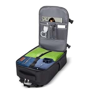 GEZGİN SİYAH LAPTOP BÖLMELİ SIRT ÇANTASI