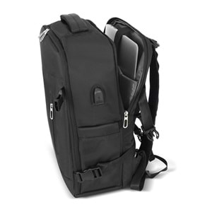 GEZGİN SİYAH LAPTOP BÖLMELİ SIRT ÇANTASI