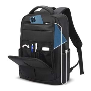 ROTA SİYAH LAPTOP BÖLMELİ SIRT ÇANTASI