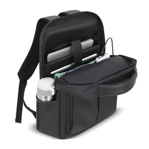 ROTA SİYAH LAPTOP BÖLMELİ SIRT ÇANTASI