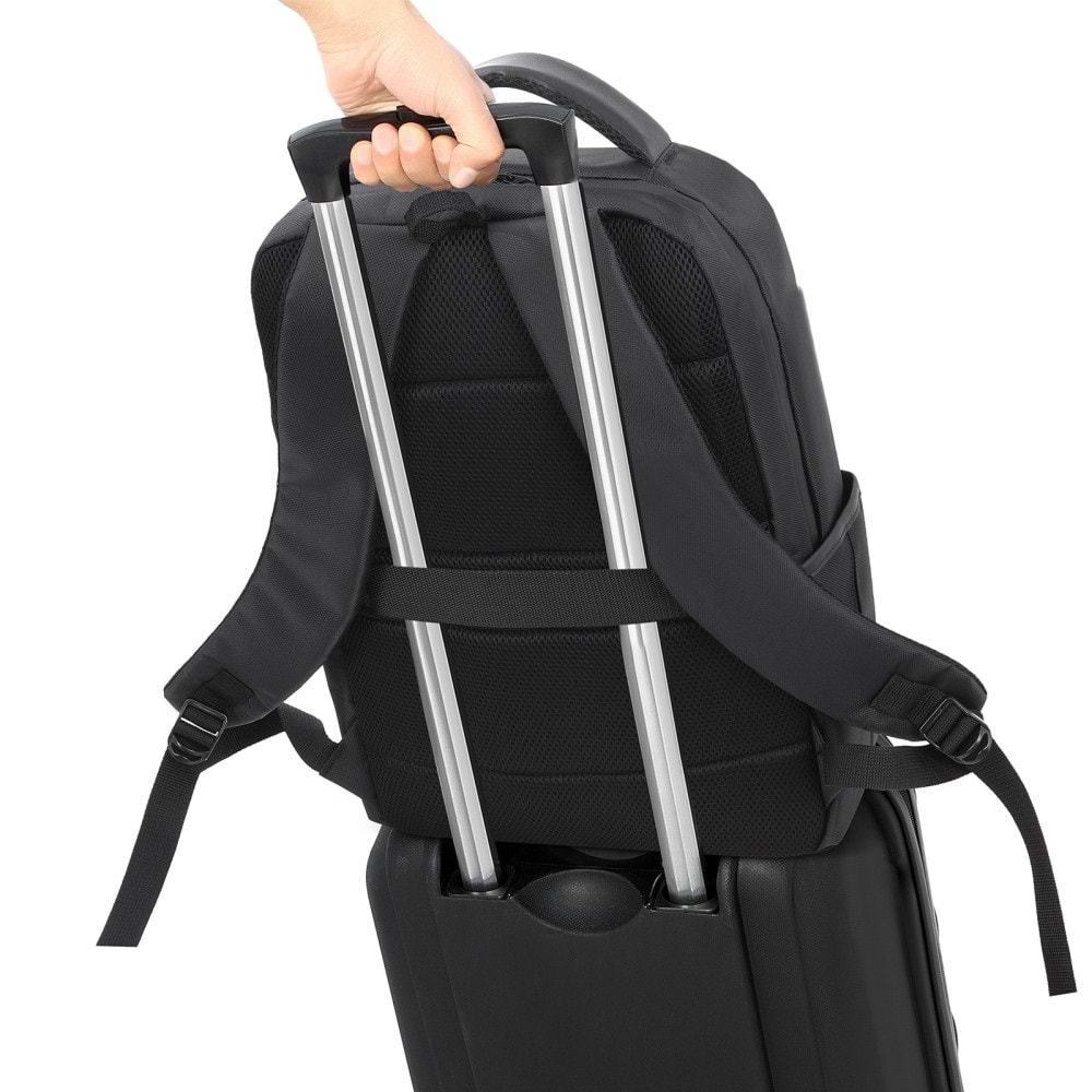 ROTA SİYAH LAPTOP BÖLMELİ SIRT ÇANTASI