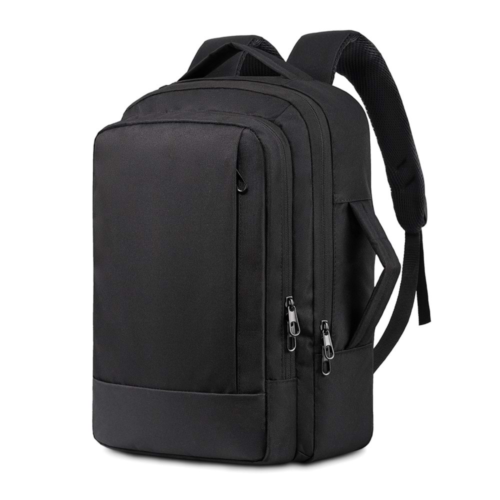 KEŞİF SİYAH LAPTOP BÖLMELİ SIRT ÇANTASI