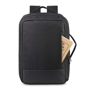 KEŞİF SİYAH LAPTOP BÖLMELİ SIRT ÇANTASI